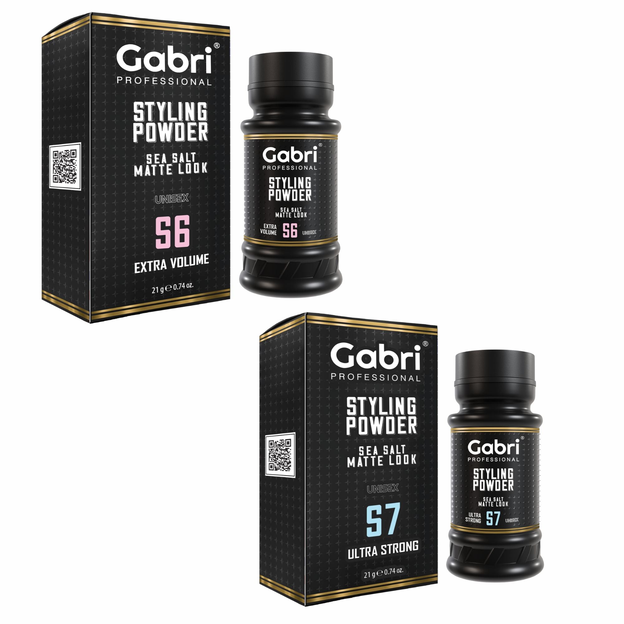 Gabri Professional -  Hair Styling Powder Sea Salt Matte Look S6 Extra Volume 21g