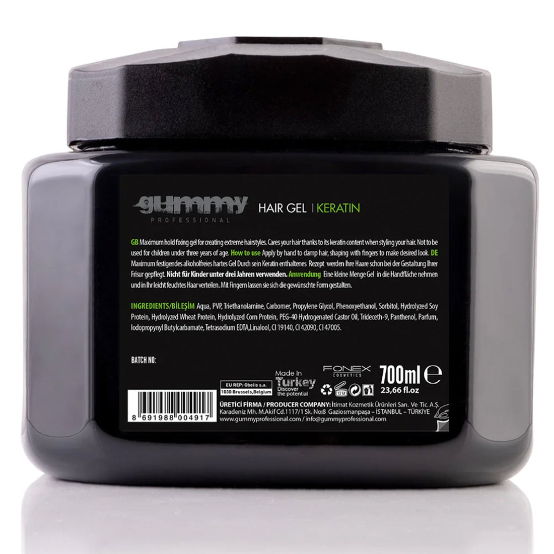 Gummy - Hair Gel Extreme Look Keratin 700ml