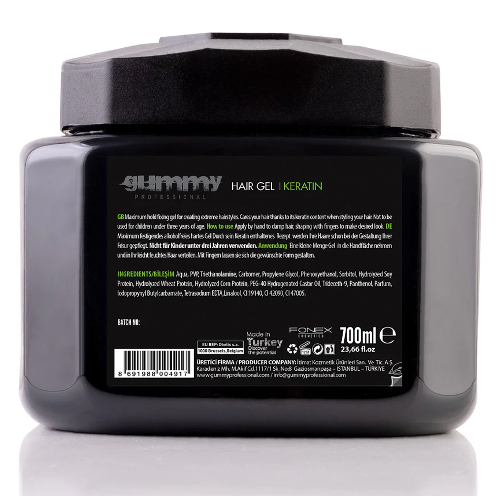 Gummy - Hair Gel Extreme Look Keratin 700ml