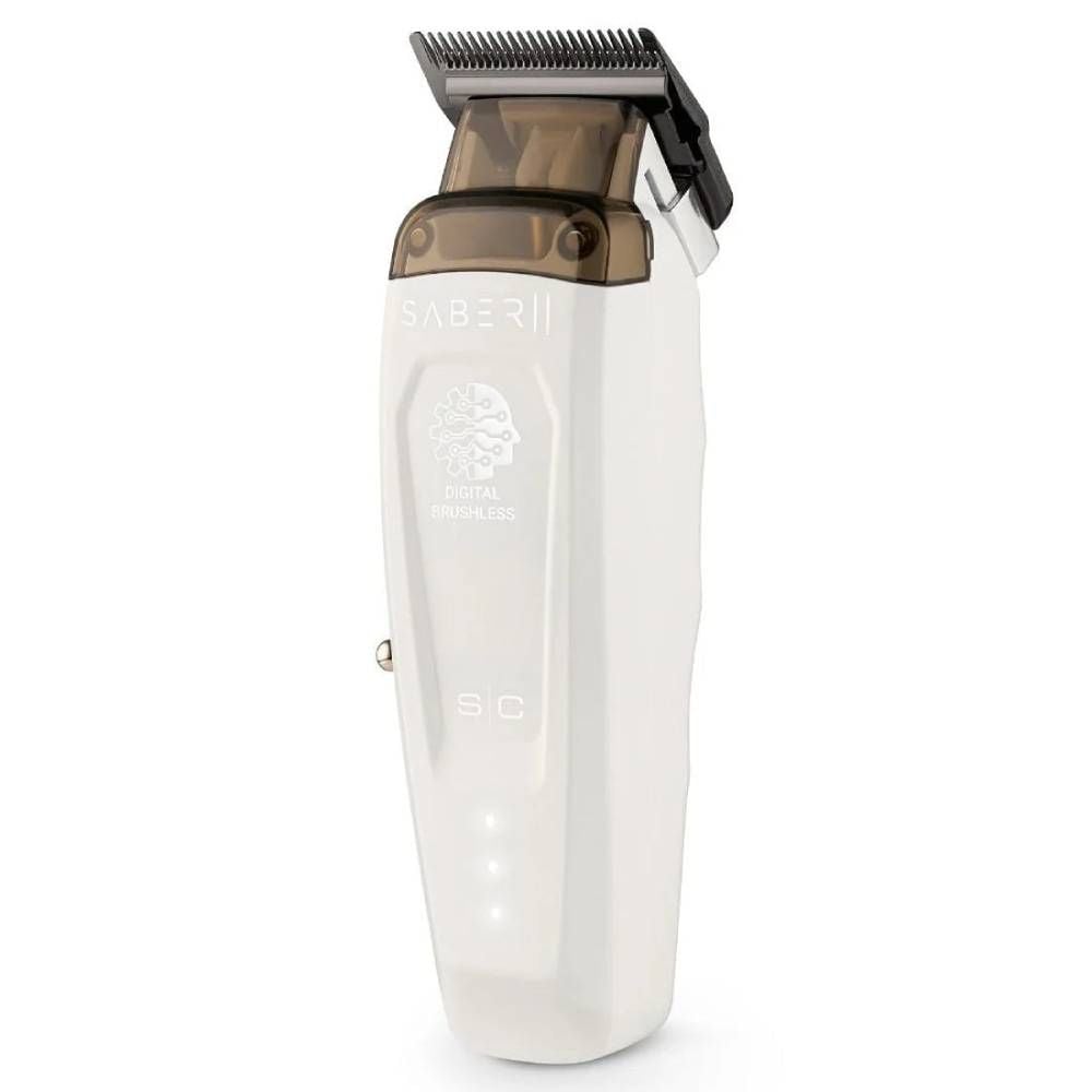 Gamma+ StyleCraft Brushless Saber Motor Clipper 2.0 White