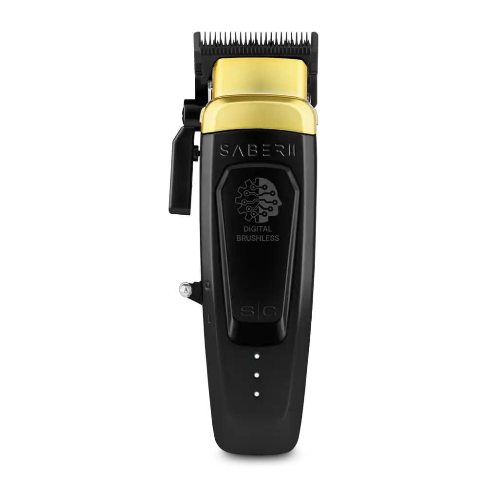 Gamma+ StyleCraft Brushless Saber Motor Clipper 2.0 Black