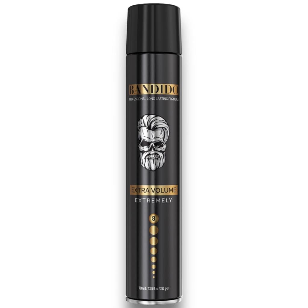 Bandido - Extra Volume Long Lasting Formula Black Hair Spray 400ml
