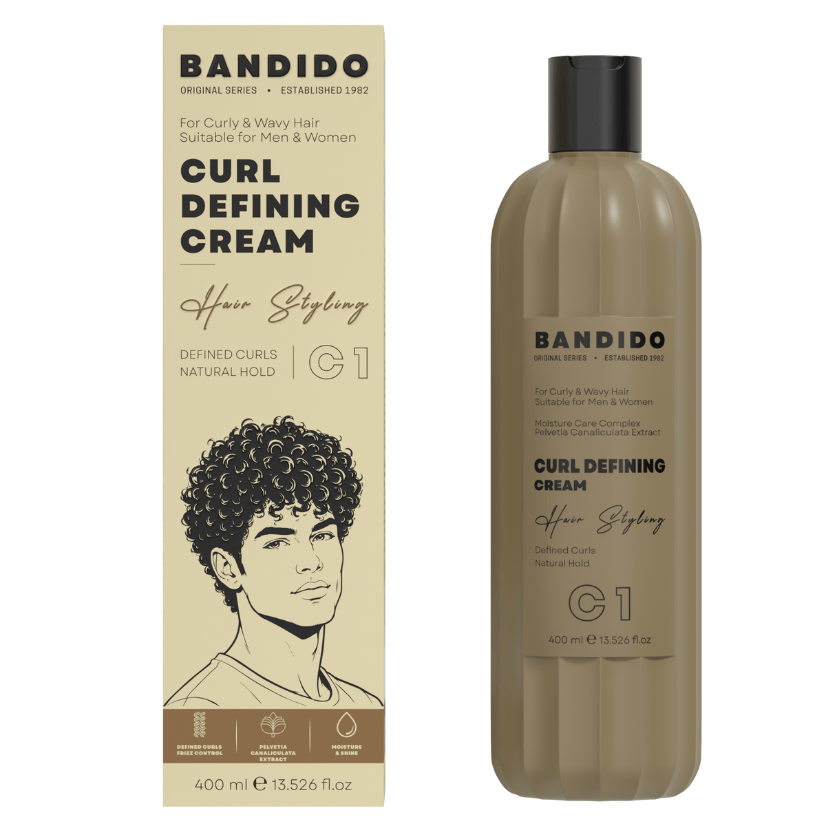 Bandido - Curl Defining and Styling Cream 400ml
