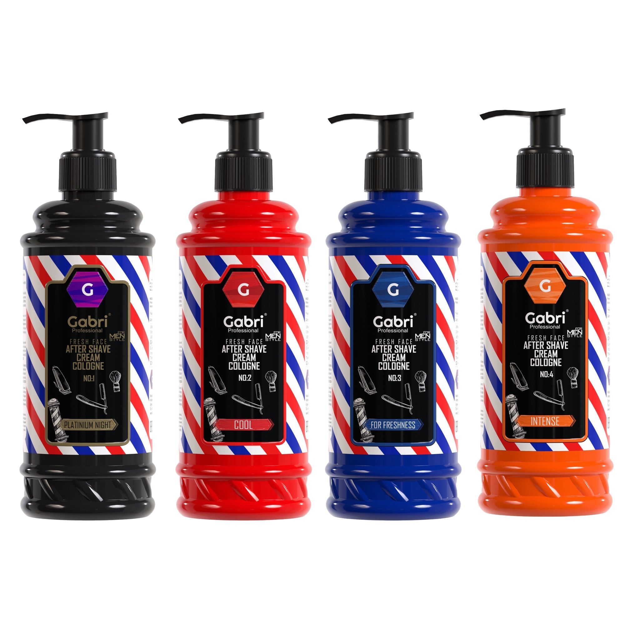 Gabri Professional - After Shave Cream Cologne No.2 Cool 400ml