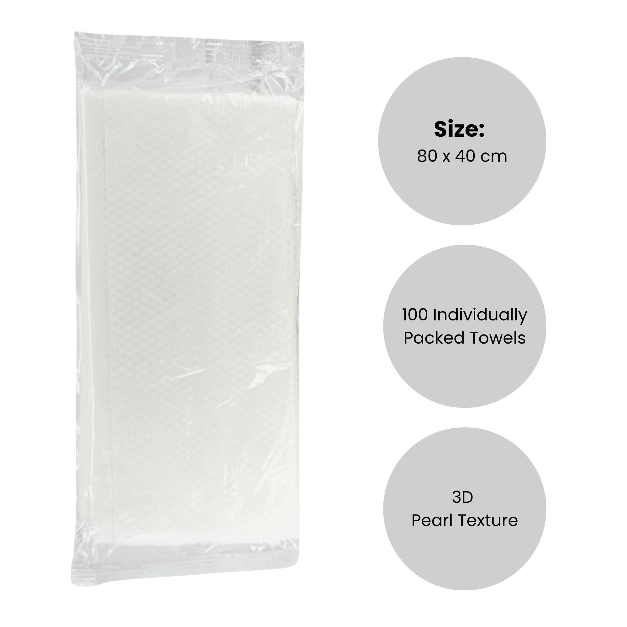 Disposable Hairdressing Towels 100 Single Packed 40x80cm