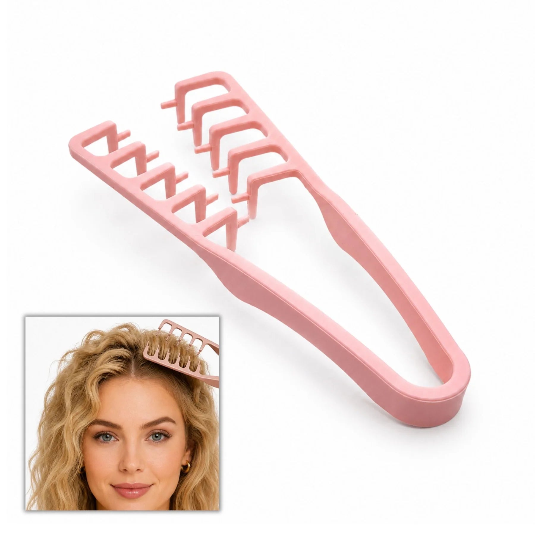 Gabri Professional - Wide Tooth Texturizing Comb Pink