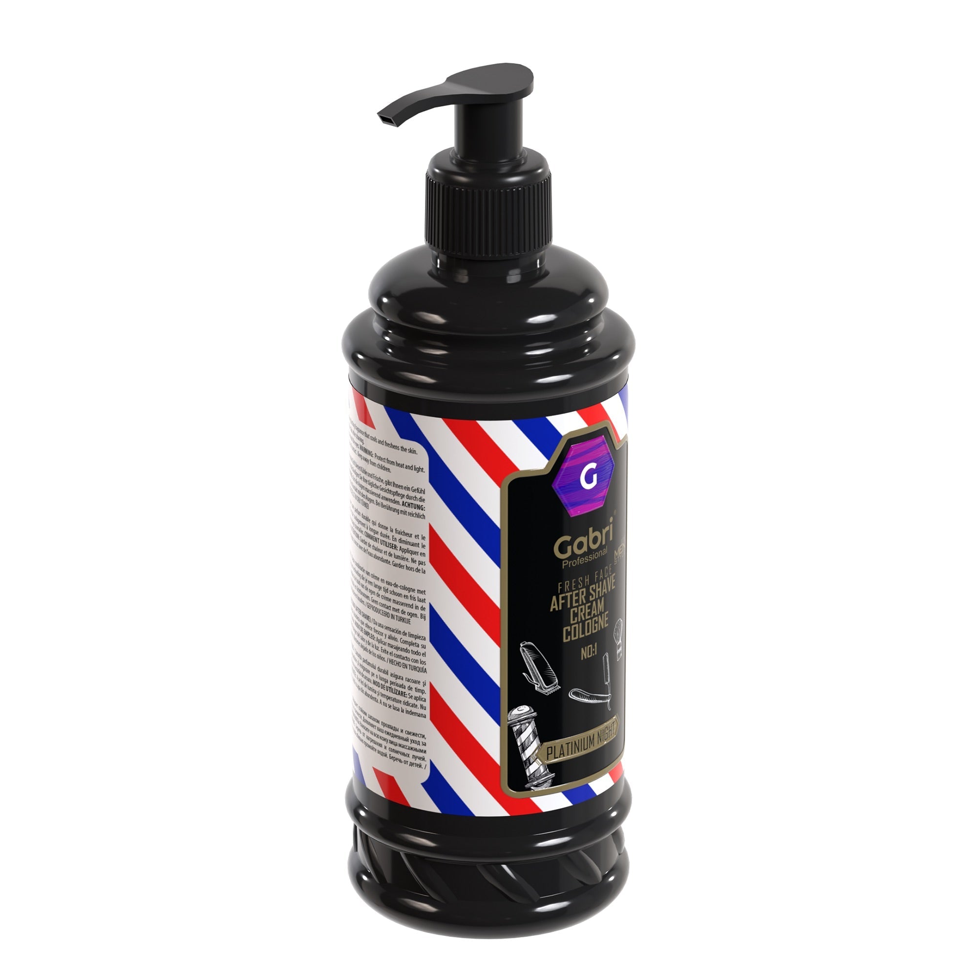 Gabri Professional - After Shave Cream Cologne No.1 Platinum Night 400ml