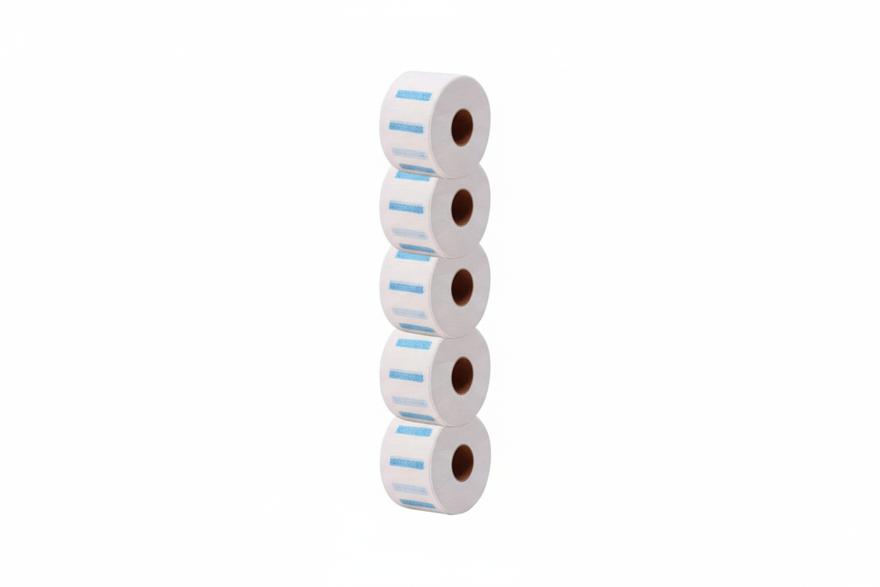 Professional Barber Neck Strip White 5x100pcs