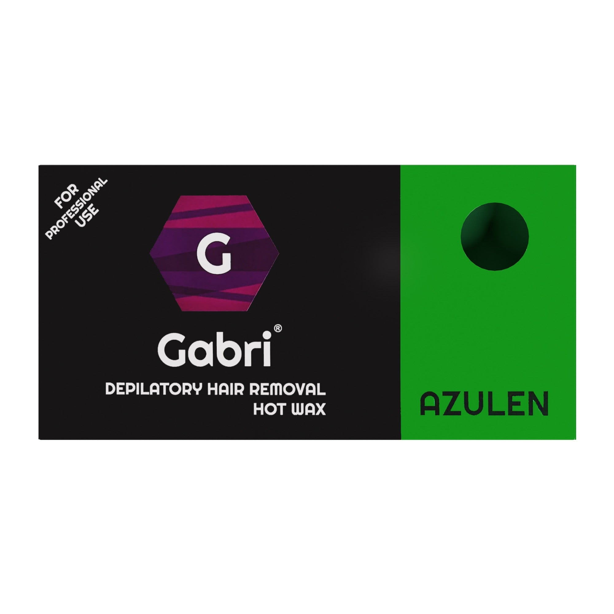 Gabri Professional - Depilatory Hair Removal Hot Wax Azulen 500g