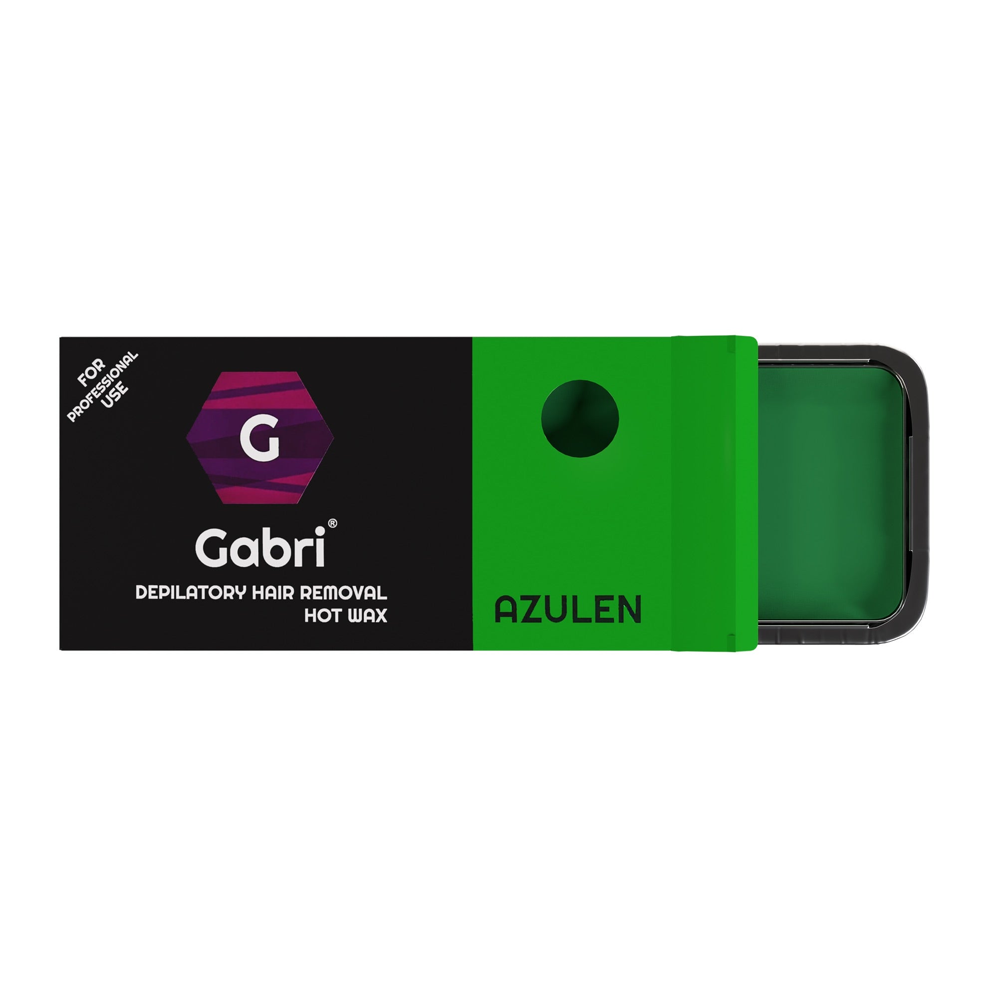 Gabri Professional - Depilatory Hair Removal Hot Wax Azulen 500g