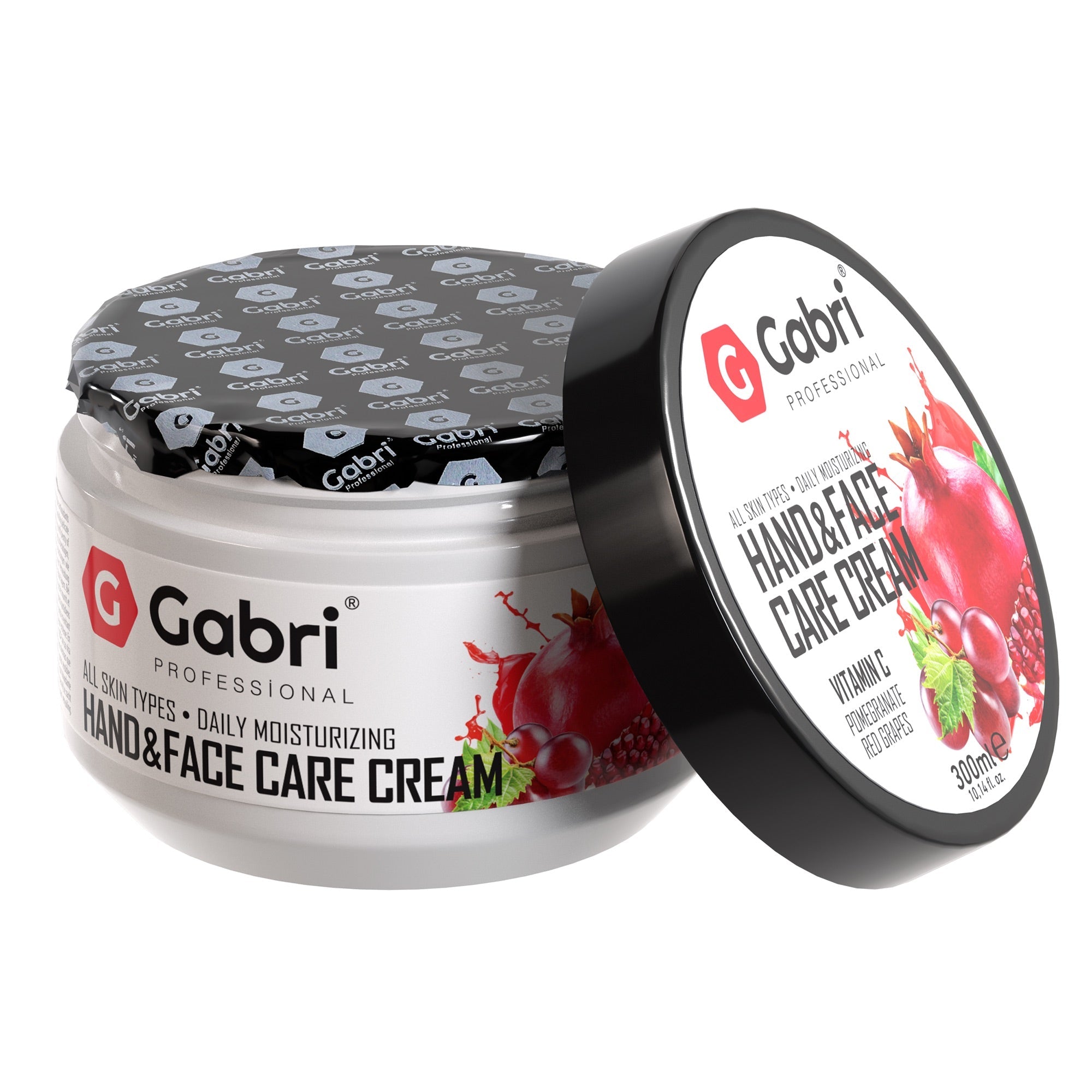 Gabri Professional - Hand & Face Care Cream Pomegranate & Red Grape 300ml