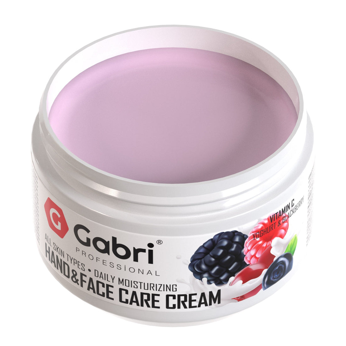 Gabri Professional - Hand & Face Care Cream Yoghurt & Blackberry 300ml