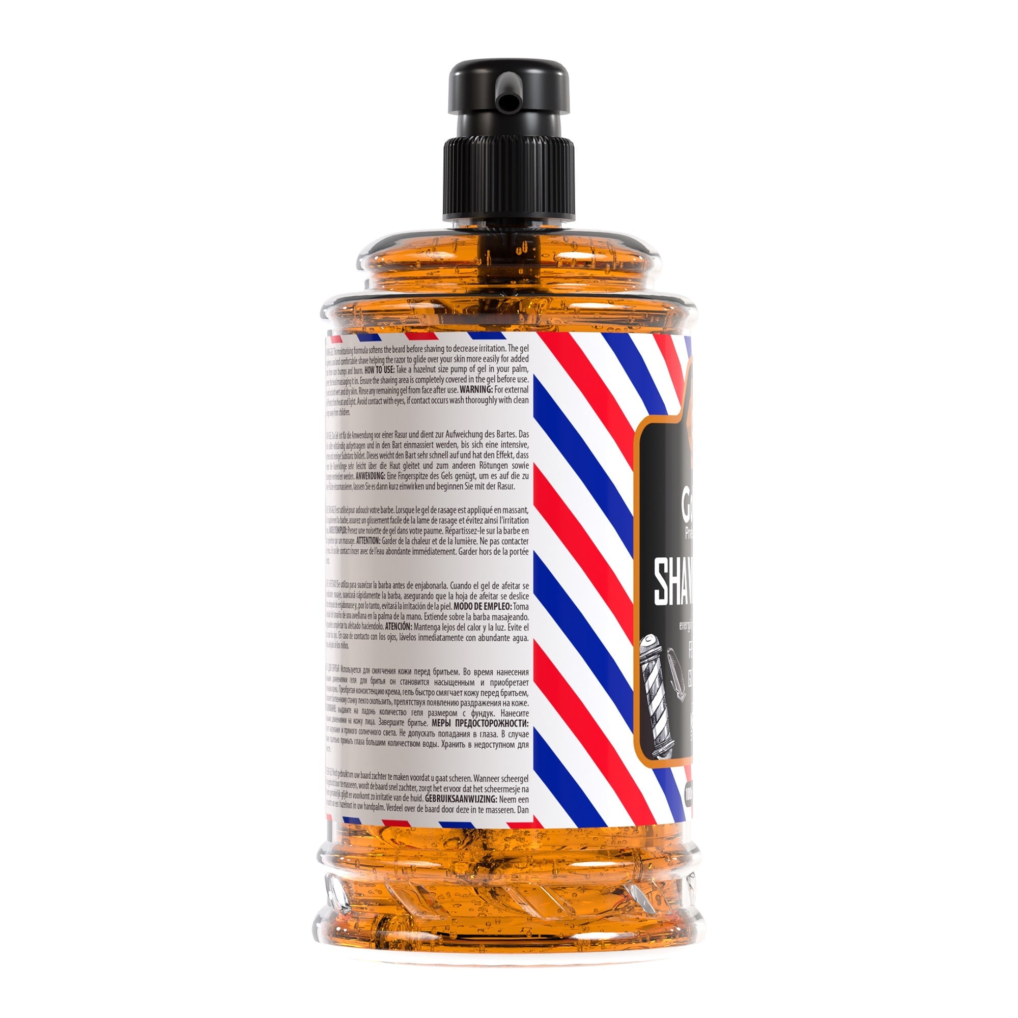 Gabri Professional - Shaving Gel Fresh Face Gold Touch 1000ml