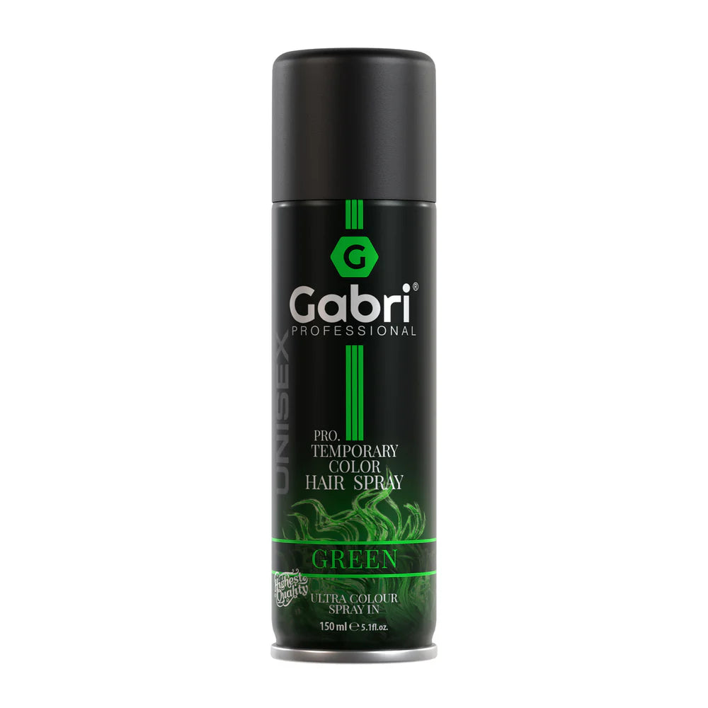 Gabri Professional - Temporary Hair Colour Spray Green 150ml