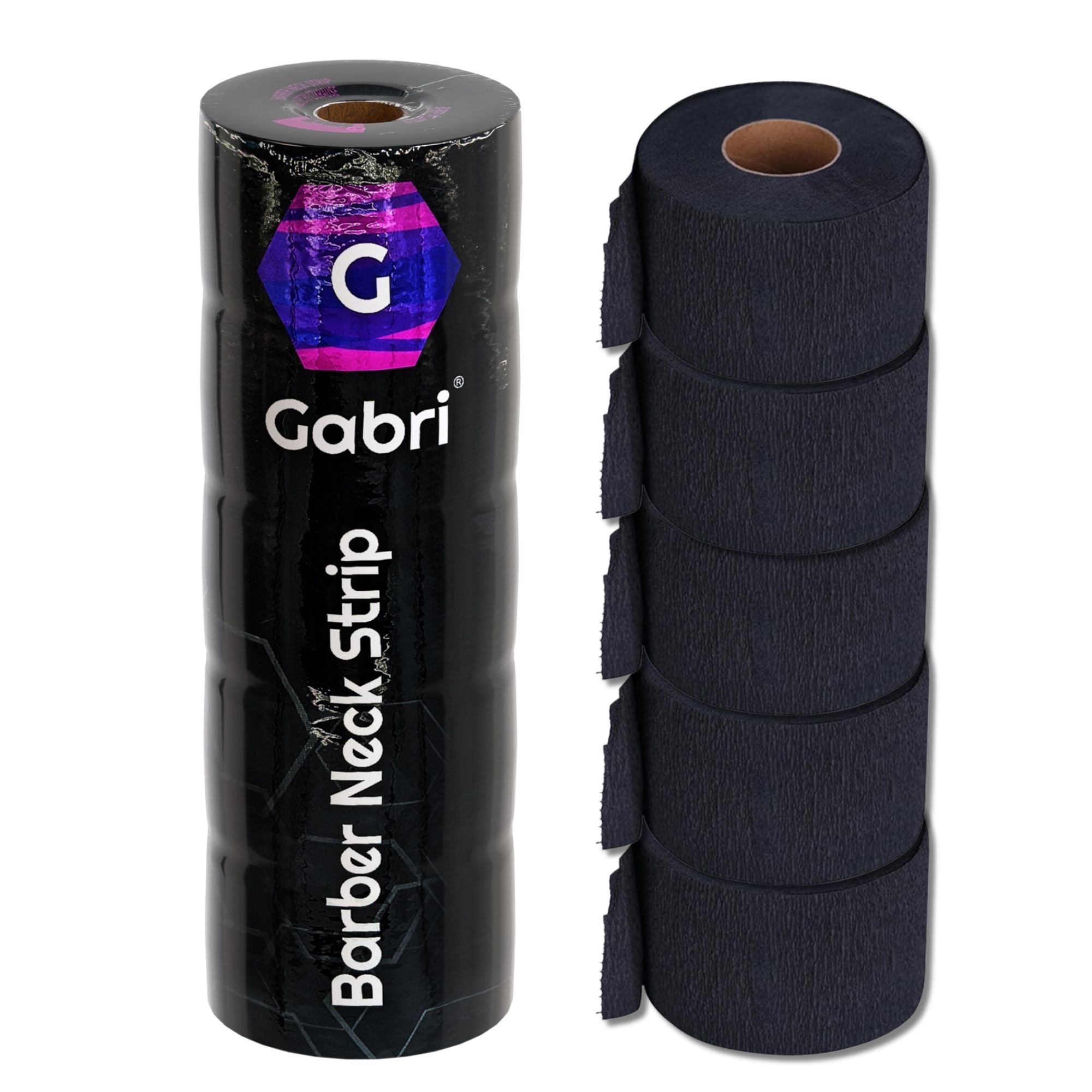 Gabri Professional - Barber Neck Strip Black 5x100pcs