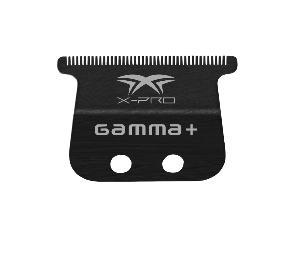 Gamma+ X-Pro Wide Stainless Steel Fixed Black Blade for Trimmer