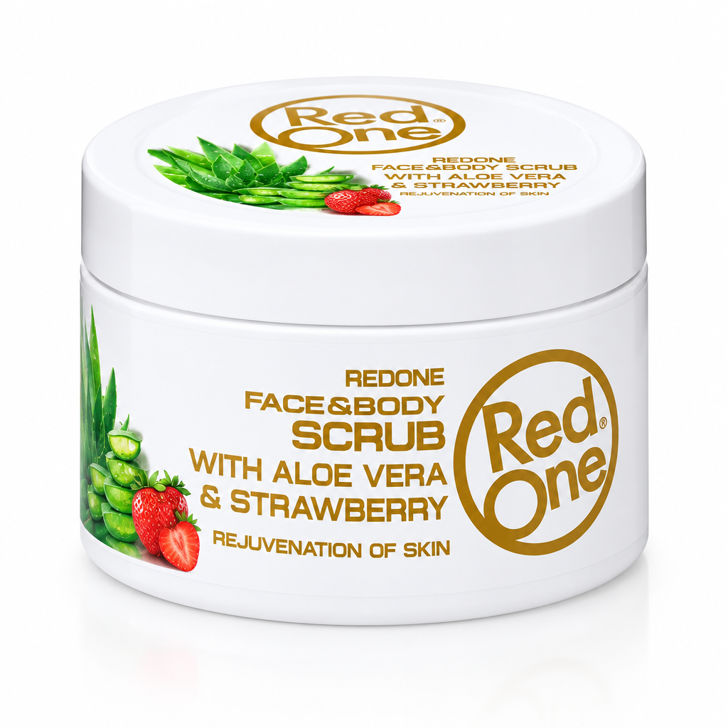 RedOne - Face&Body Scrub Aloe Vera & Strawberry Infused 400ml
