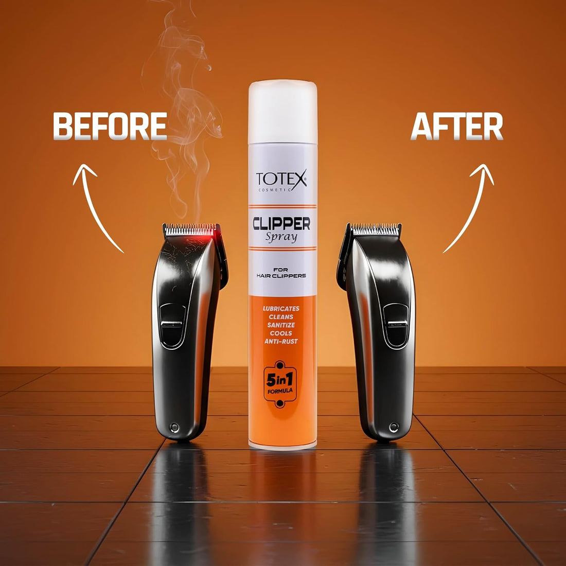 Totex - Disinfectant Clipper Spray 5 in 1 Formula 400ml