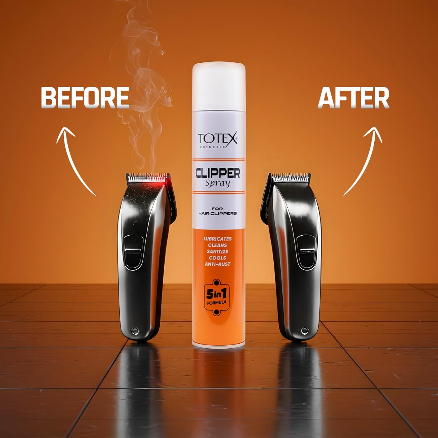 Totex - Disinfectant Clipper Spray 5 in 1 Formula 400ml