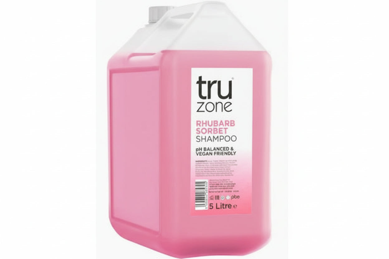 TRUZONE RHUBARB SHORBET 5L SHAMPOO pH BALANCED & VEGAN FRIENDLY