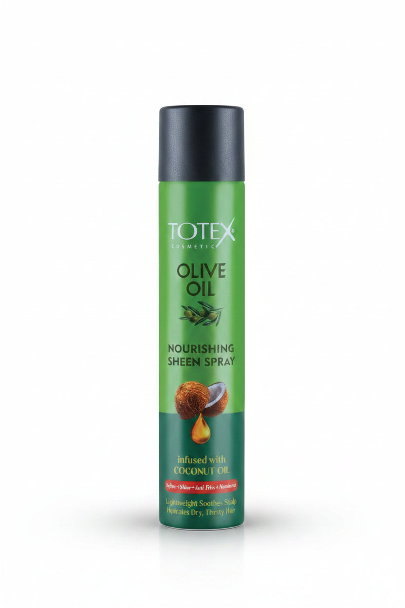 Totex - Nourishing Olive Oil & Coconut Oil Infused Sheen Spray 400ml