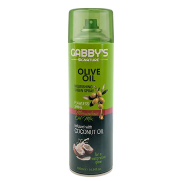 Gabby Signature - Olive Oil Infused With Coconut Oil Sheen Spray 500ml