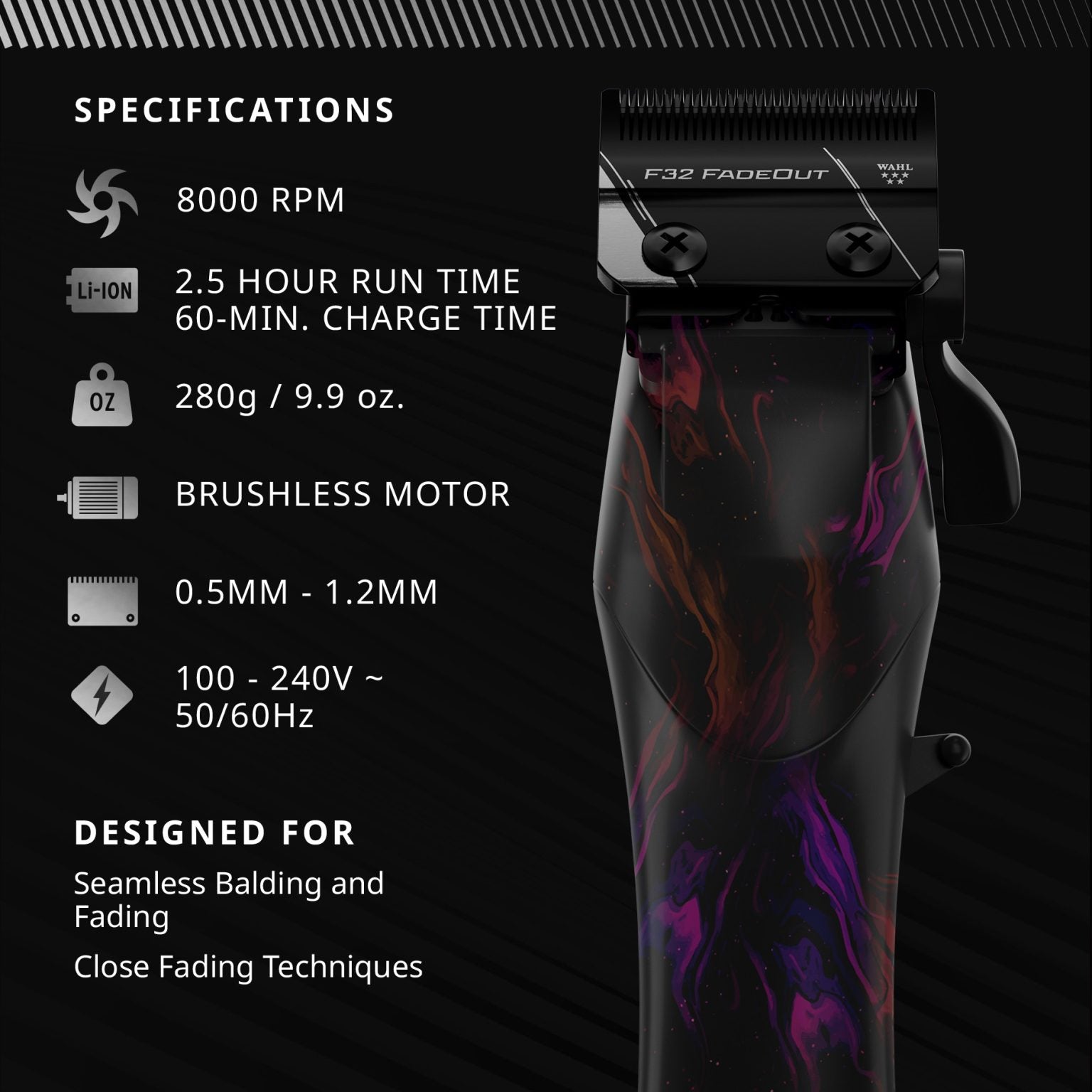 Wahl 5 Star Vapor Limited Edition Cordless Clipper