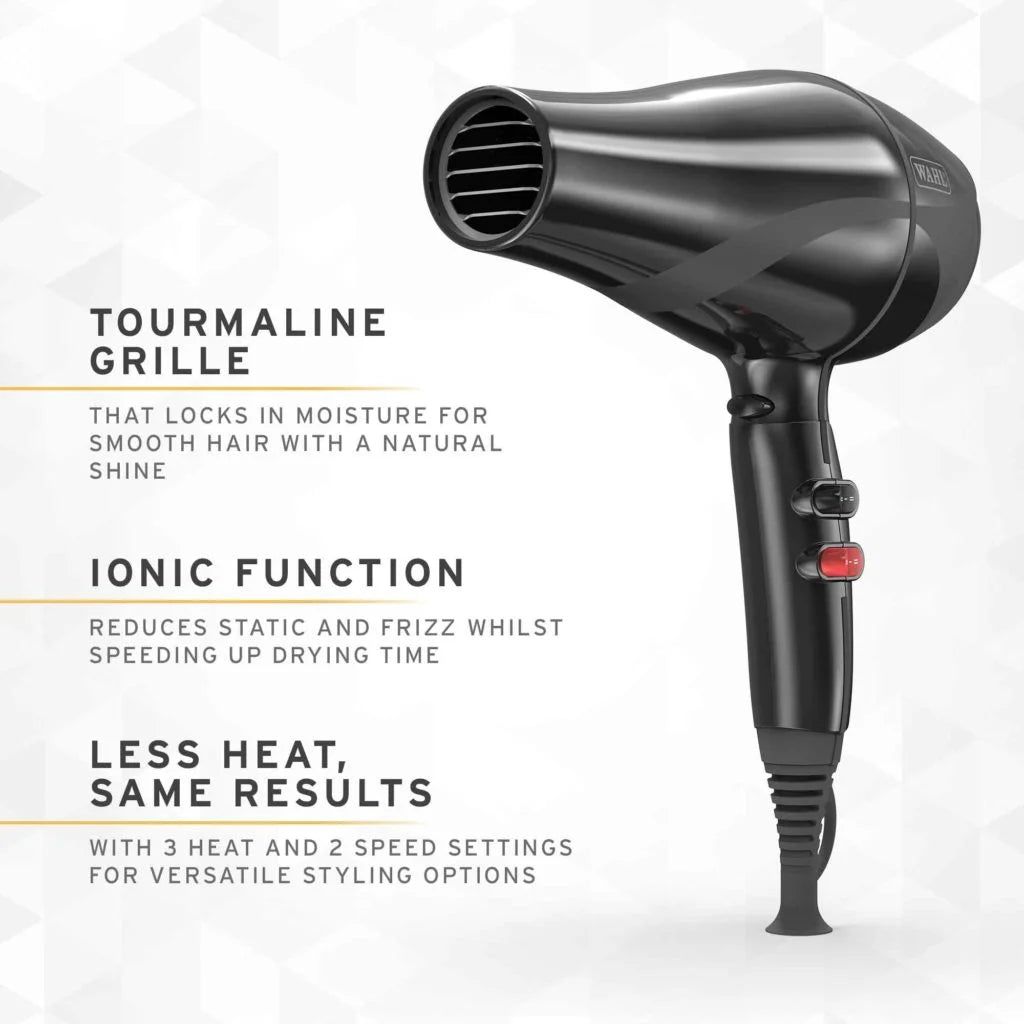 Wahl Pro 2200w Keratin Hairdryer Black